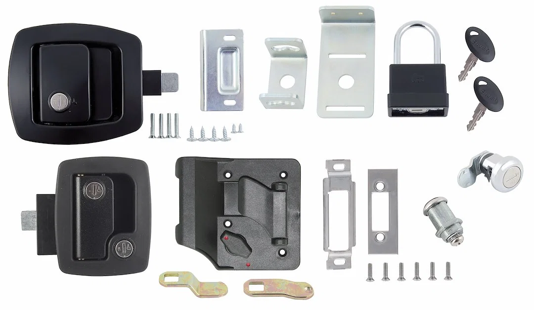 013-6203 – AP PRODUCTS Entry Door Handle, Paddle Style Handle Keyed-A-Like Deluxe Lock Kit To Operate Entry Doors/ Ba...